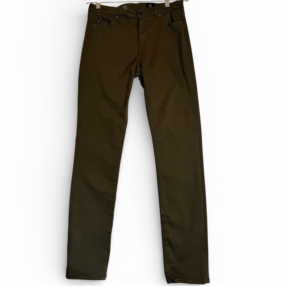 AG Adriano Goldschmied Prima Olive Cigarette Jeans Size 28R